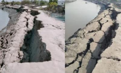 আশাশুনিতে ওয়াবদা বাঁধ ভাঙ্গনে আতঙ্কে এলাকাবাসী
