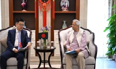 প্রধান উপদেষ্টার সঙ্গে চীনের নির্বাহী উপ-প্রধানমন্ত্রীর বৈঠক