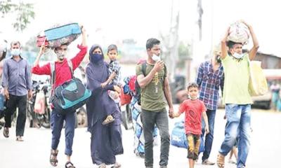 ঈদ শেষে রাজধানীতে ফিরছে মানুষ