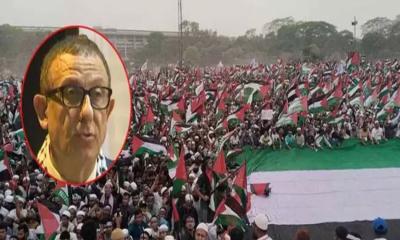 ঢাকায় ‘মার্চ ফর গাজা’ প্রজন্মের পর প্রজন্ম ধরে প্রতিধ্বনিত হবে
