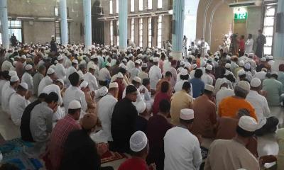 বায়তুল মোকাররমে ঈদ জামাতে ফিলিস্তিনের জন্য বিশেষ দোয়া