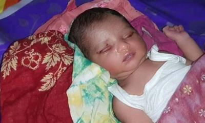 টয়লেটের পাশ থেকে জীবিত নবজাতক উদ্ধার