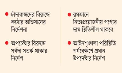 চাঁদাবাজি রোধে কঠোর সরকার
