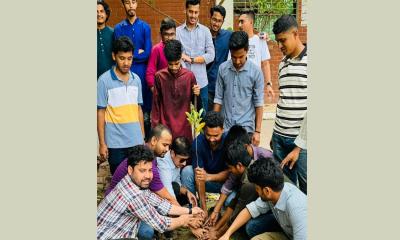 চট্টগ্রাম কলেজ ছাত্রলীগের বৃক্ষরোপণ