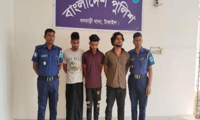 ধনবাড়ীতে ১১০ পিস ইয়াবাসহ গ্রেপ্তার ৩