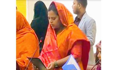ডোমার উপজেলা পরিষদের নবনির্বাচিত জনপ্রতিনিধিদের শপথ গ্রহণ