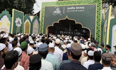 জাতীয় ঈদগাহে প্রধান জামাত অনুষ্ঠিত