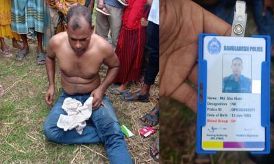 গৃহবধূর গোসলের ভিডিও ধারণের সময় পুলিশ আটক