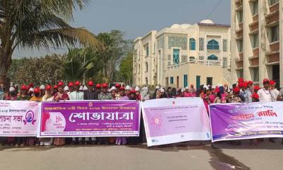 টুঙ্গিপাড়ায় আন্তর্জাতিক নারী দিবস পালিত