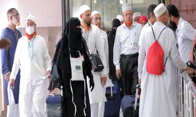 হাজিদের দেশে ফেরার ফ্লাইট শুরু আজ