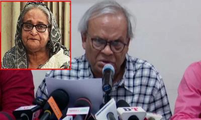 শেখ হাসিনাকে দেশে ফিরিয়ে এনে বিচারের দাবি রিজভীর