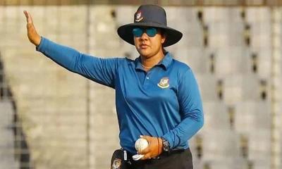এশিয়া কাপে প্রথম বাংলাদেশি নারী আম্পায়ার জেসি