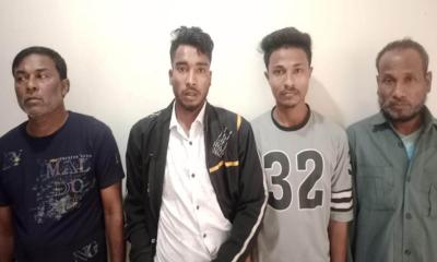 কালীগঞ্জে রোহিঙ্গাসহ গ্রেপ্তার ৪