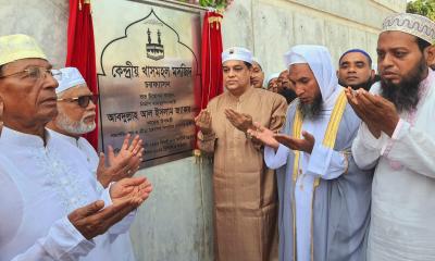 খাসমহল মসজিদ উদ্বোধন করলেন এমপি জ্যাকব