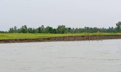 কুড়িগ্রামে নদ-নদীর পানি বেড়ে নিম্নাঞ্চল প্লাবিত