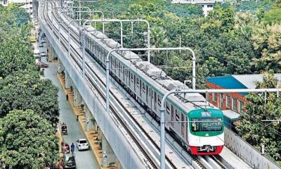 পৌনে ২ ঘণ্টা পর মেট্রোরেল চলাচল শুরু