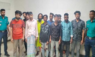মোহাম্মদপুরে দিনব্যাপী সাঁড়াশি অভিযানে ১৩ জন গ্রেফতার