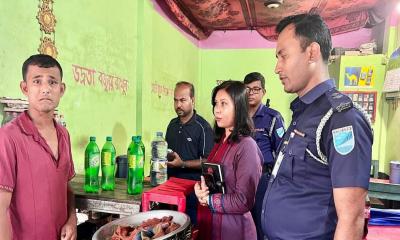 মধুপুরে মেয়াদোত্তীর্ণ পণ্য বিক্রি করায় ব্যবসায়ীকে জরিমানা