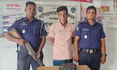 নাসিরনগরে সীসা কার্তুজসহ হত্যা মামলার আগামী গ্রেপ্তার