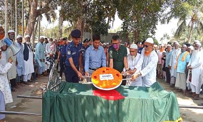 নাগরপুরে রাষ্ট্রীয় মর্যাদায় মুক্তিযোদ্ধা আলমগীর হোসেন’র দাফন সম্পন্ন