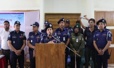 খাগড়াছড়ির ৪ উপজেলা নির্বাচনের আইন-শৃঙ্খলা বিষয়ক ব্রিফিং অনুষ্ঠিত