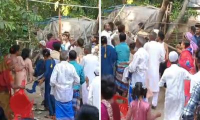 বরযাত্রী বেশি আসায় বিয়ে বাড়িতে সংঘর্ষ, বরসহ আহত ১০