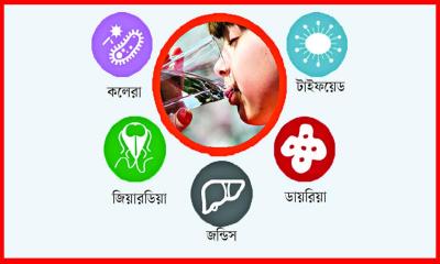 বাড়ছে পানিবাহিত রোগ