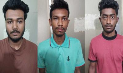 পারভেজ হত্যা : গ্রেফতার  ৩ জনের ৭ দিনের রিমান্ড