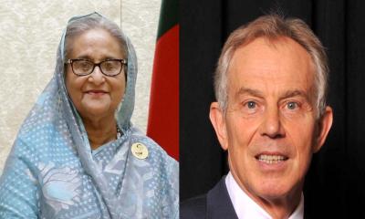 প্রধানমন্ত্রীকে টনি ব্লেয়ারের অভিনন্দন