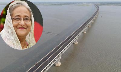 শেষ হলো পদ্মা সেতুর বিশাল কর্মযজ্ঞ: বিকালে যাচ্ছেন প্রধানমন্ত্রী