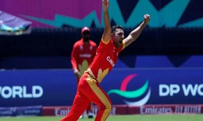 টি-২০ বিশ্বকাপ: আয়ারল্যান্ডকে হারিয়ে চমক দেখাল কানাডা