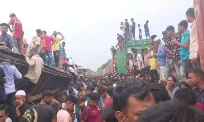 ভৈরবে ট্রেন দুর্ঘটনা, নিহত বেড়ে ২০