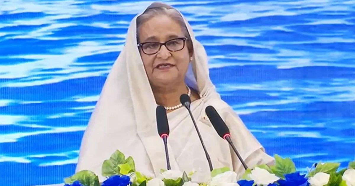 ২১ বছর সমুদ্রসীমার অধিকার নিয়ে কেউ কথা বলেনি: প্রধানমন্ত্রী