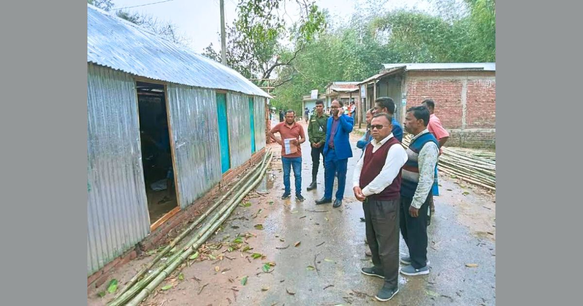 হবিগঞ্জে সরকারি জায়গায় অবৈধ স্থাপনা উচ্ছেদ