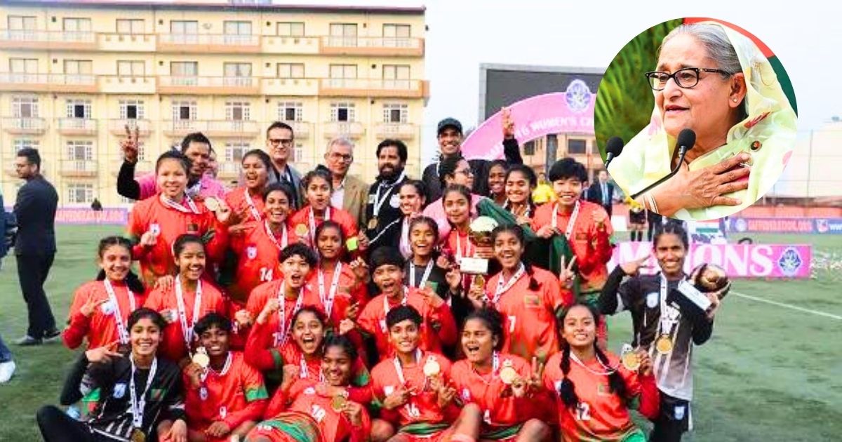 সাফজয়ী তারকাদের পুরস্কারের ঘোষণা দিলেন প্রধানমন্ত্রী