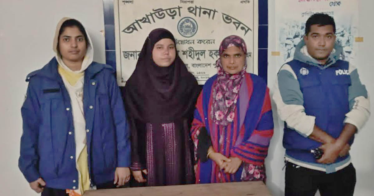 আখাউড়ায় ইয়াবাসহ দুই নারী গ্রেপ্তার