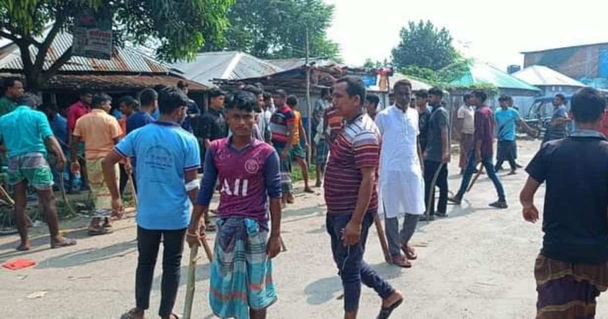 সিরাজগ‌ঞ্জে দুই পক্ষের সংঘর্ষে আহত  ১৫