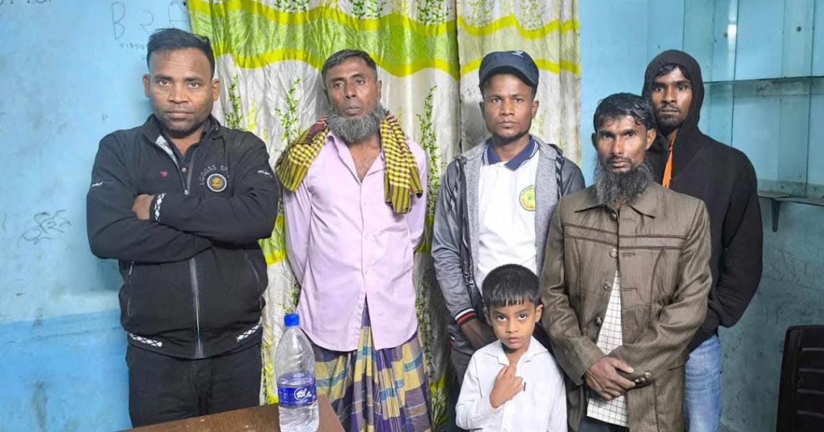 ফেনীতে ৭ রোহিঙ্গা শরণার্থী আটক