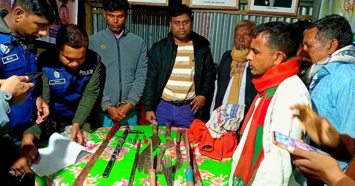 জামালপুরে আগ্নেয়াস্ত্রসহ ডাকাত আটক