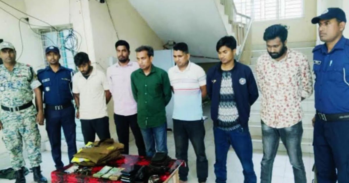 অপহরণের পর মুক্তিপণের টাকাসহ ধরা খেল ডিবি, গ্রেপ্তার ৬
