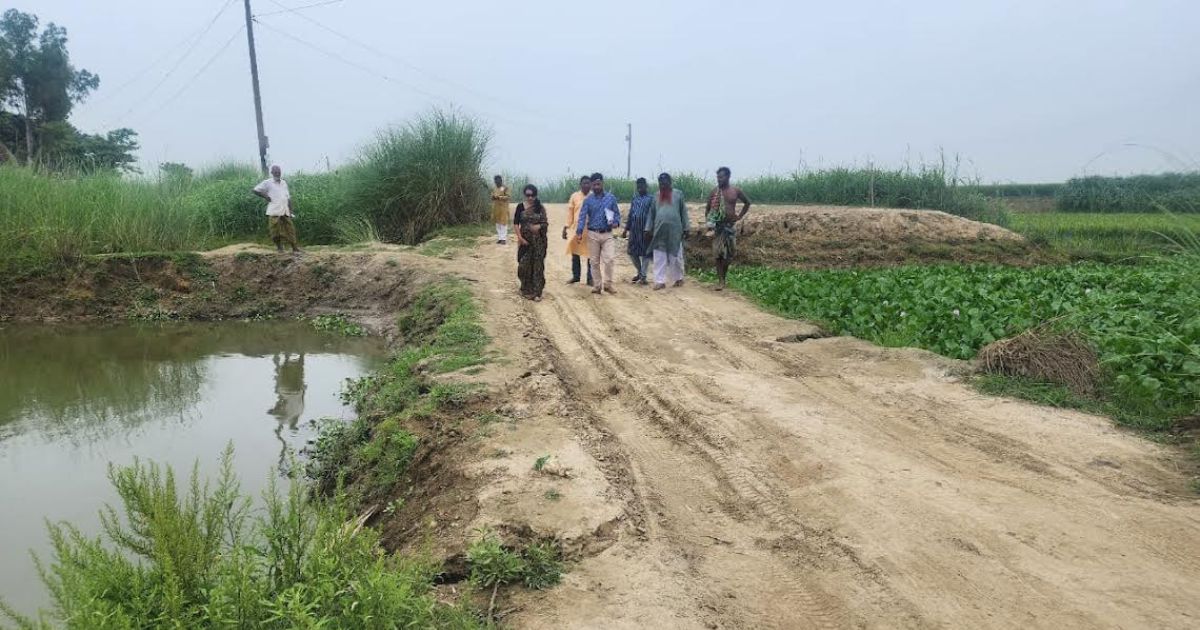 ভাঙ্গুড়ায় ৬৯ প্রকল্পে উন্নয়নের ছোঁয়া, পরিদর্শনে ইউএনও