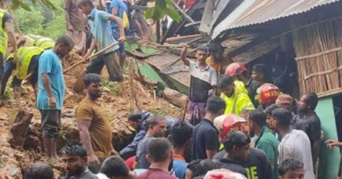 সিলেটে ভূমিধসে একই পরিবারের ৪ জনের মৃত্যু