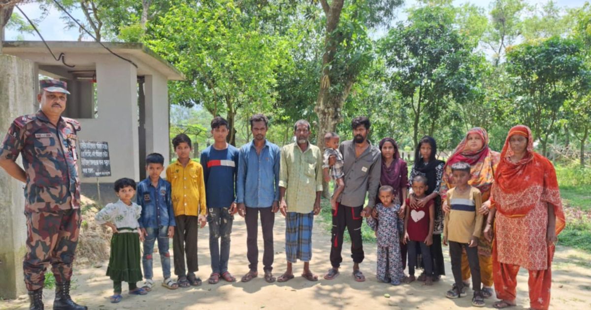 দিনাজপুরে ১৫ জনকে পুশ-ইন করল বিএসএফ