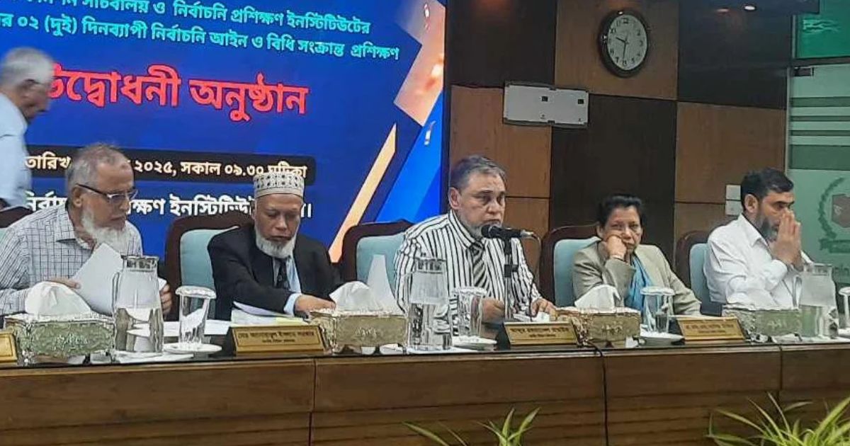 সরকারের সহযোগিতা ছাড়া নির্বাচন সম্ভব নয়