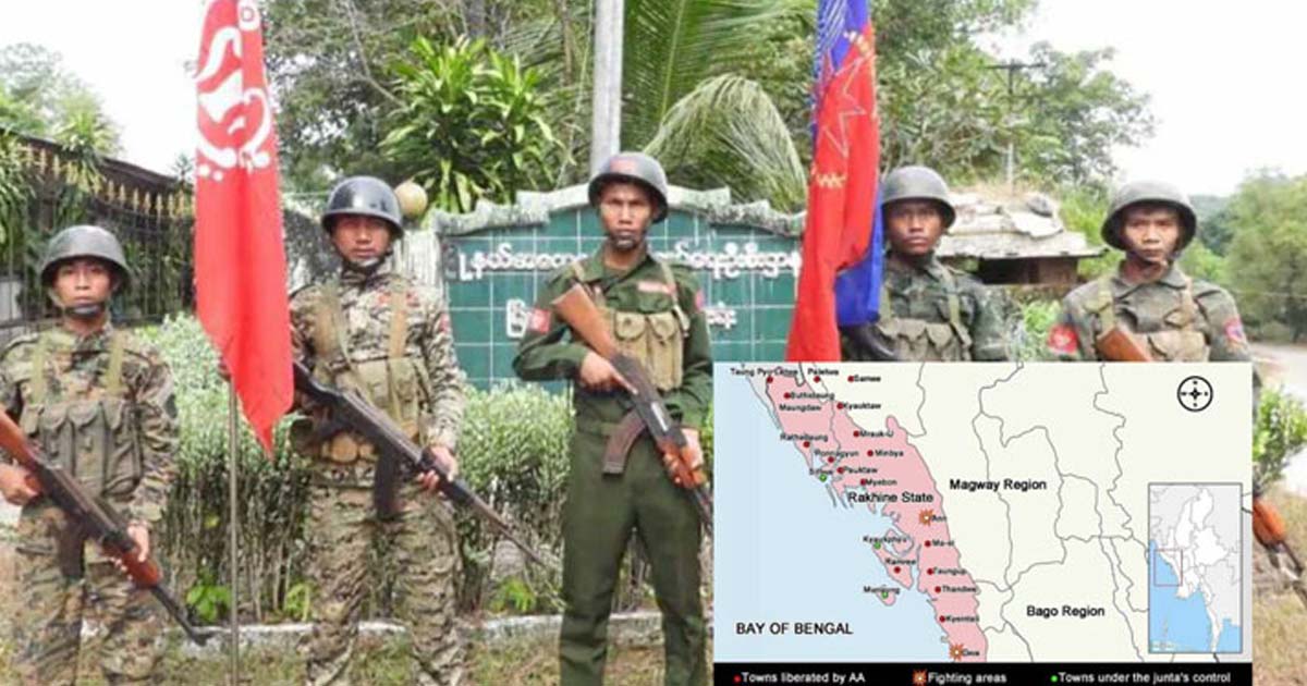 রাখাইনে সামরিক সদর দপ্তর দখলে নিয়েছে আরাকান আর্মি