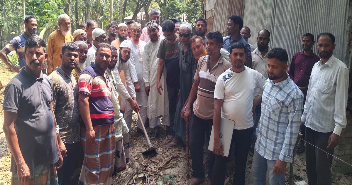অভয়নগরে মসজিদের ভিত্তিপ্রস্তর উদ্বোধন