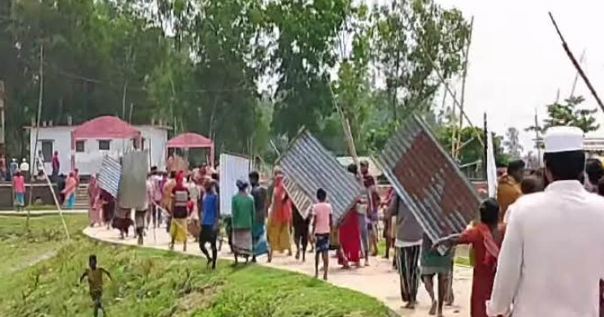 আজমিরীগঞ্জে রক্তক্ষয়ী সংঘর্ষে আহত শতাধিক, লুটপাট-ভাঙচুর
