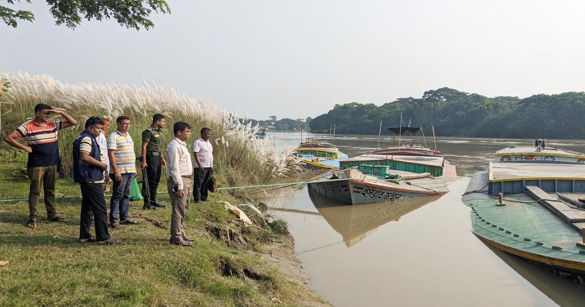 অবৈধ বালু উত্তোলনের দায়ে ৭ জনের কারাদণ্ড