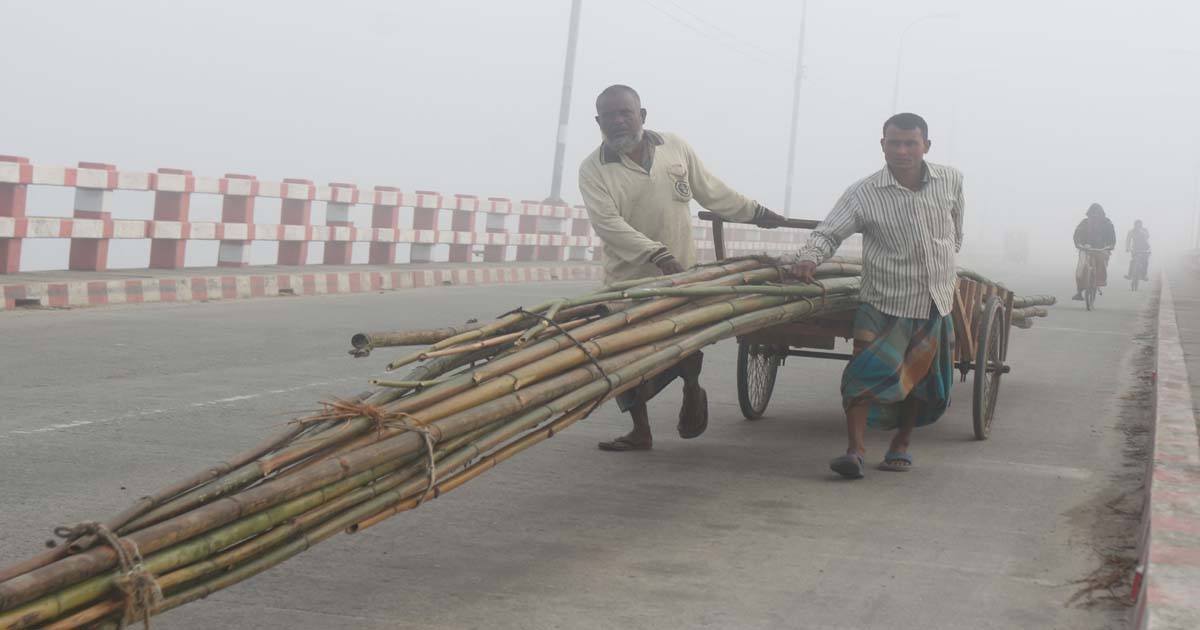 কুড়িগ্রামে সর্বনিম্ন তাপমাত্রা ৯ দশমিক ৮ ডিগ্রী সেলসিয়াস, বইছে মৃদু শৈত্য প্রবাহ