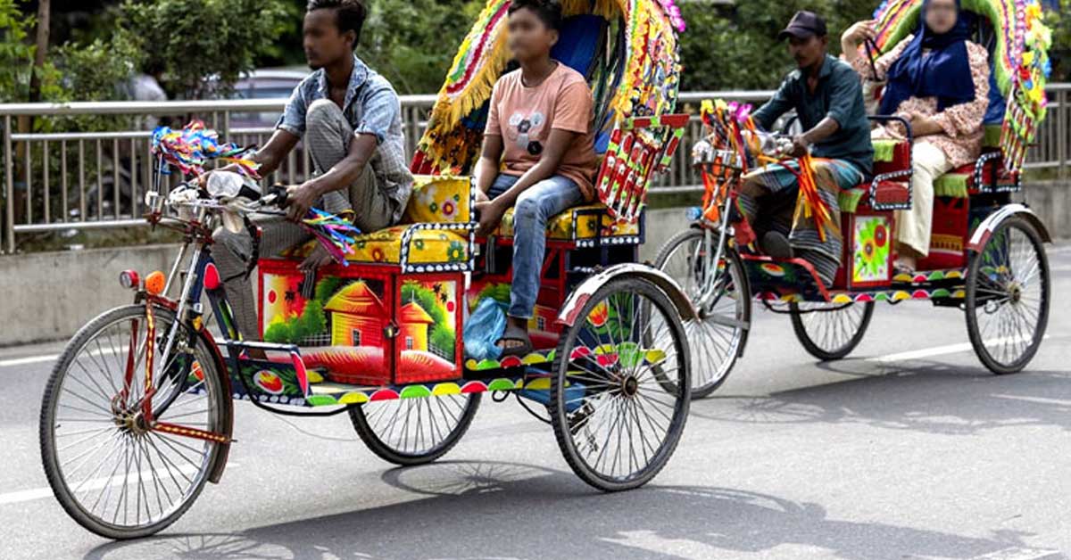 ঢাকার মূল সড়কে চলতে পারবে না ব্যাটারিচালিত রিকশা